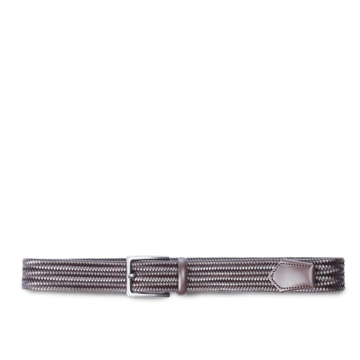 Boss Woven Leather Belt