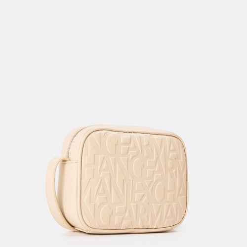 Armani Exchange Exchange Messenger Bag with Silver Tone Hardware