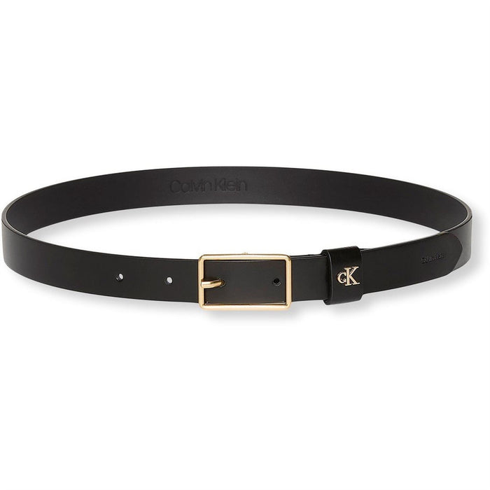 Calvin Klein Square Buckle Faux Leather Belt