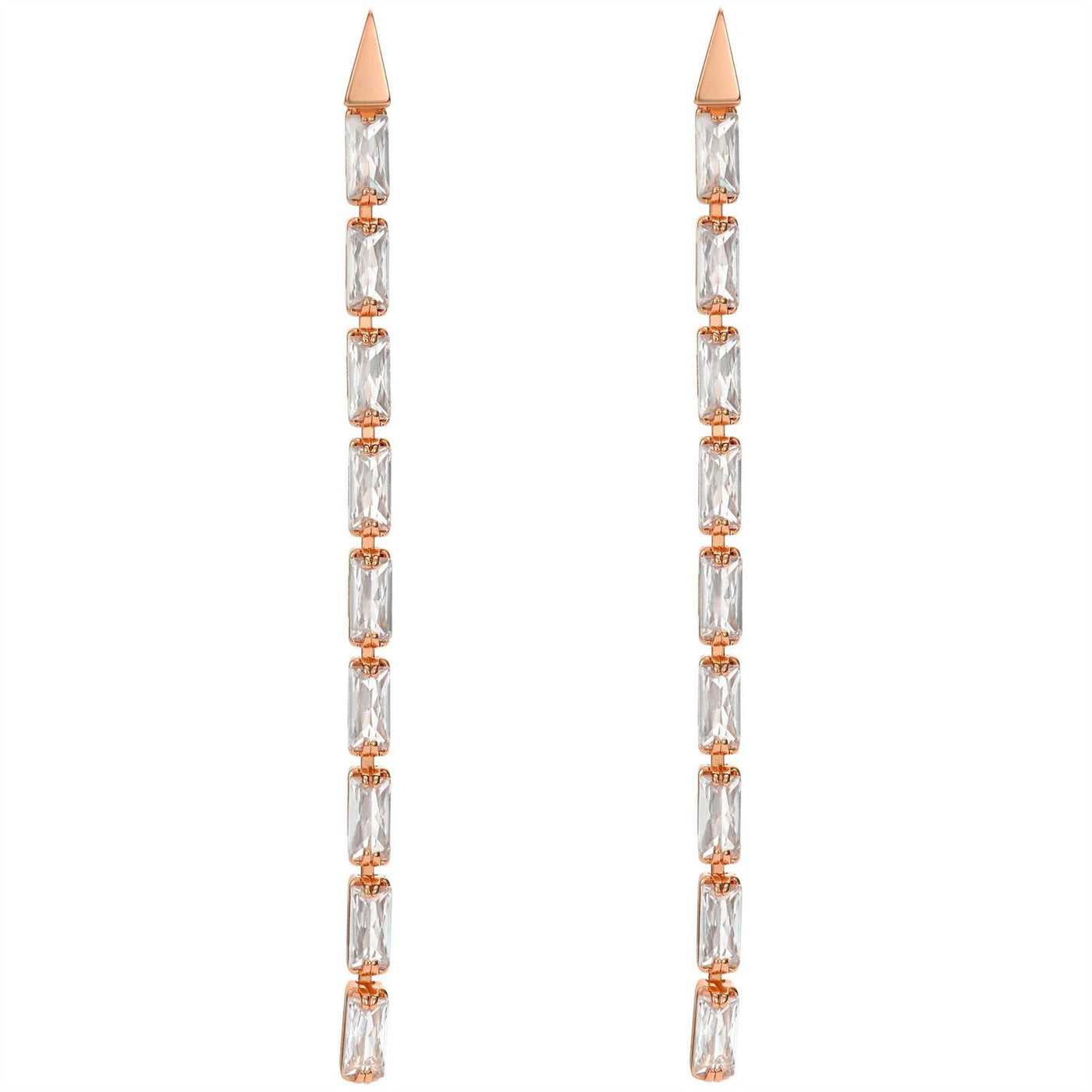 Ted Baker Crystal Baguette Drop Earrings