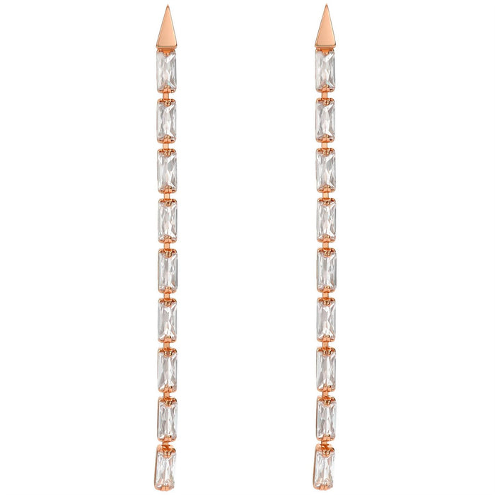 Ted Baker Crystal Baguette Drop Earrings