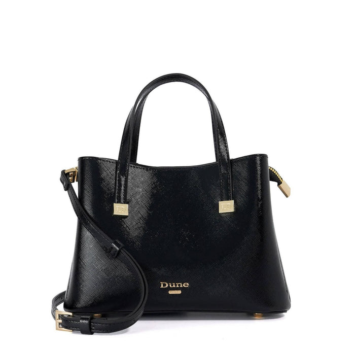 Dune London Dominantly Marble Patterned Tote with Gold Tone Hardware