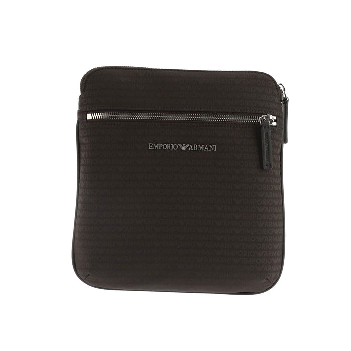 Emporio Armani Allover Jacquard Logo Shoulder Bag