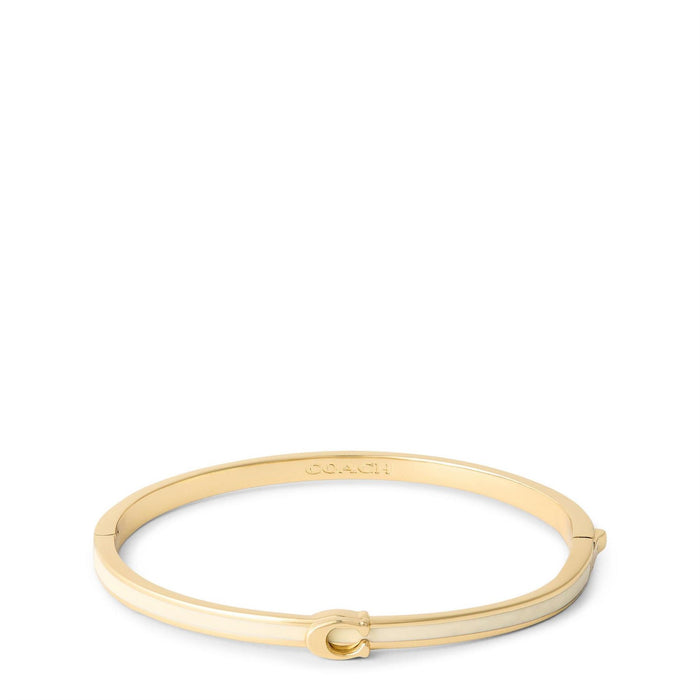 Coach Engraved Logo Bangle