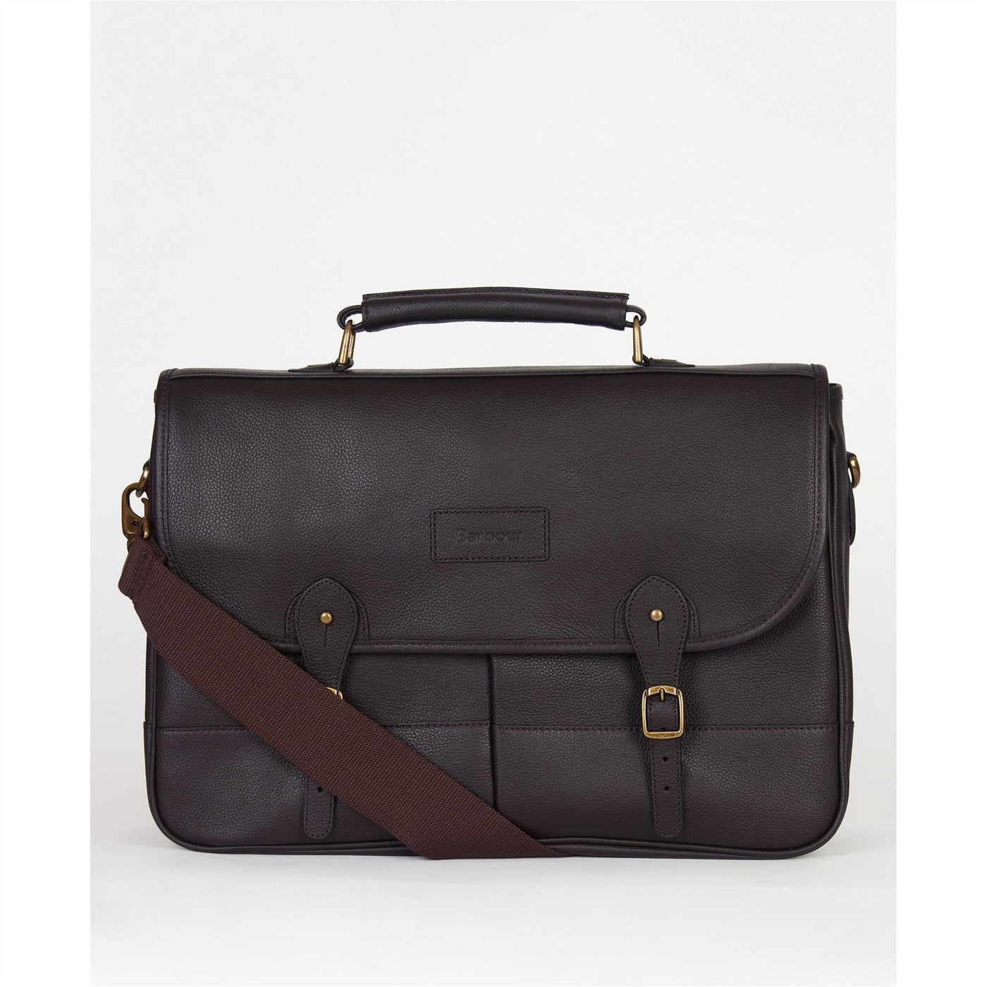 Barbour Waxed Leather Briefcase