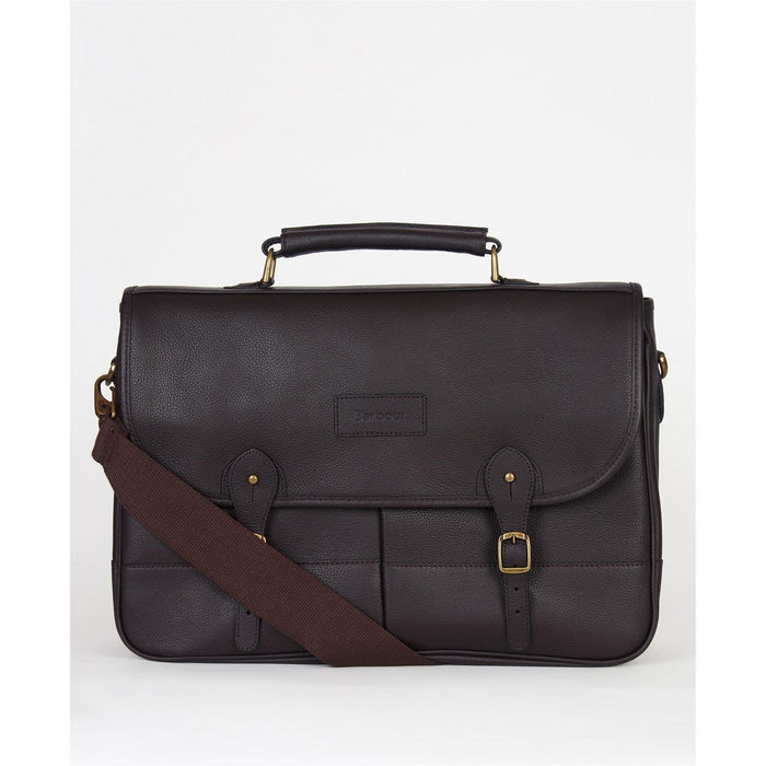 Barbour Waxed Leather Briefcase