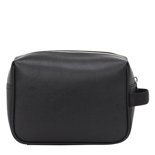 Boss BOSS Daxter Leather Travel Washbag with Zip Pockets