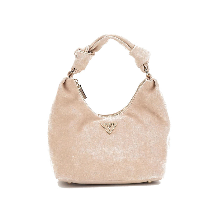 Guess Zamira Crescent Shape Hobo Bag with Gold Tone Hardware