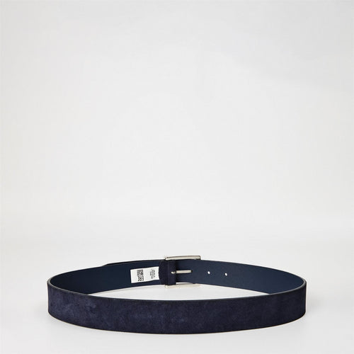 Boss Leather Pin Buckle Belt with Logo