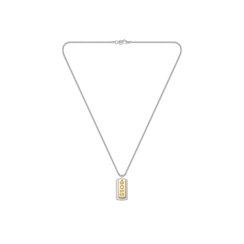 Boss Devon Stainless Steel Pendant Necklace