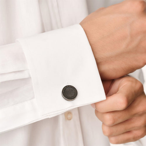 Aston Martin Signet Cufflinks with Engraved Logo