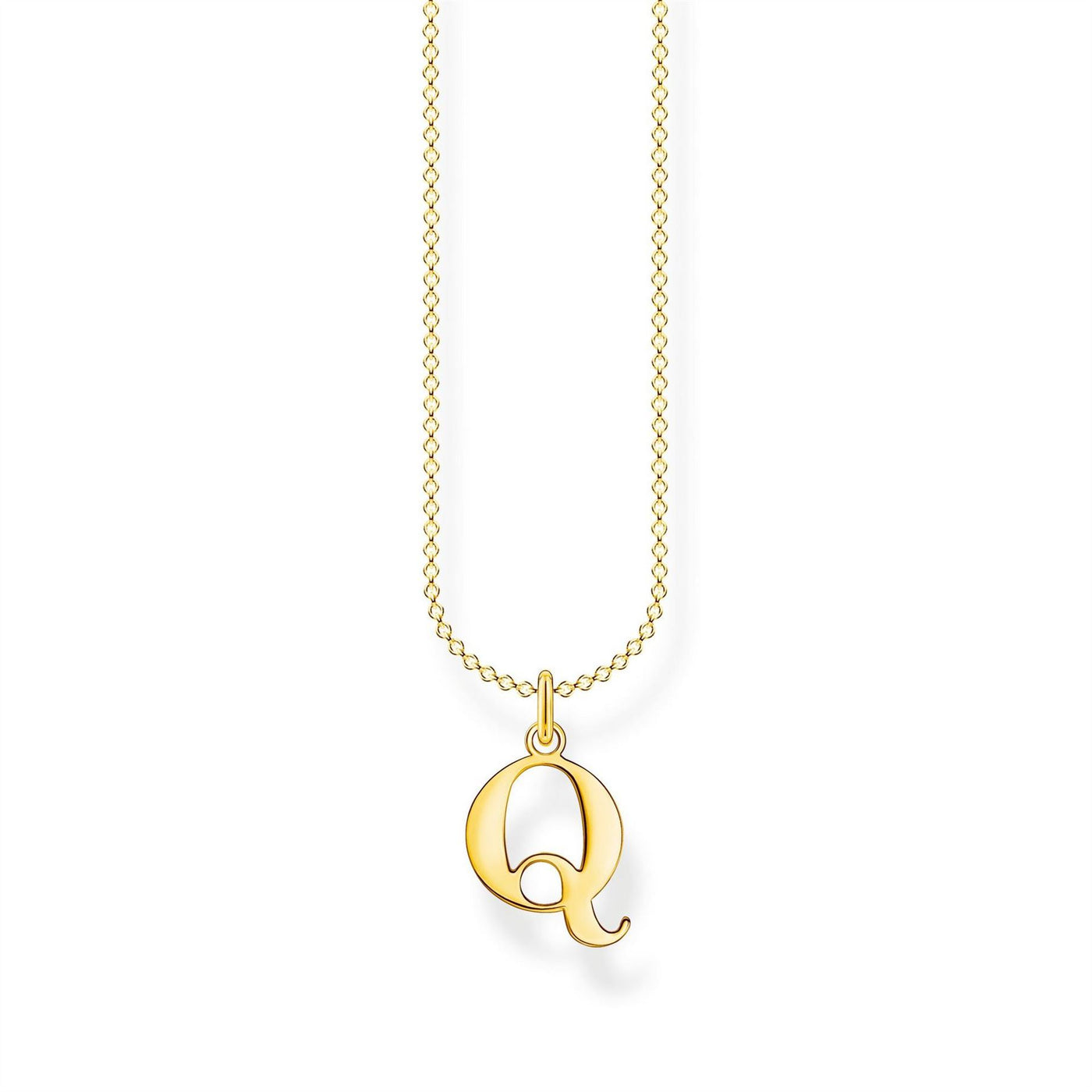 Thomas Sabo Chain Necklace with Lettering Charm