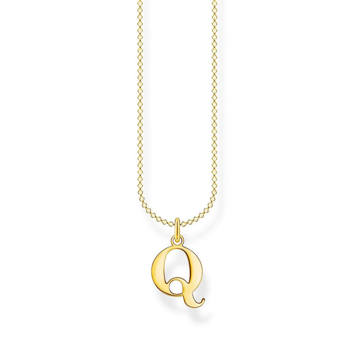 Thomas Sabo Chain Necklace with Lettering Charm