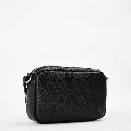 Armani Exchange Exchange Messenger Bag with Silver Tone Hardware