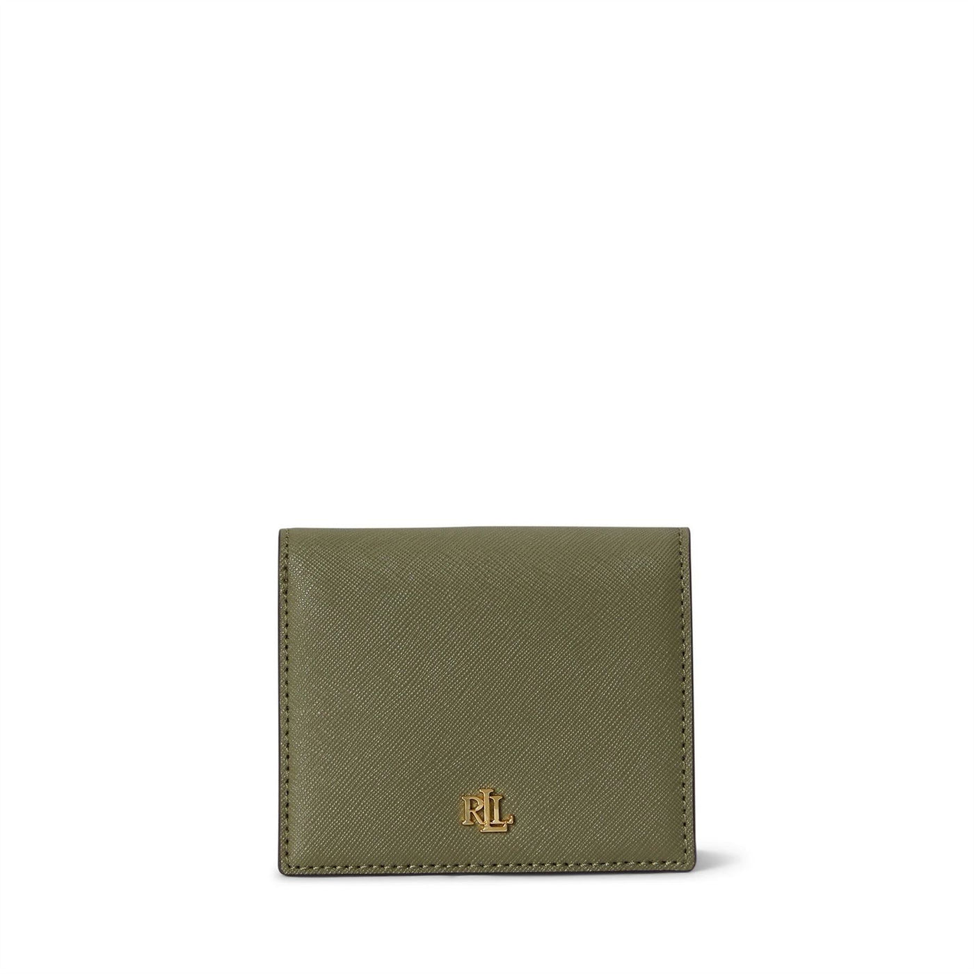 Lauren by Ralph Lauren Real Leather Compact Trifold Wallet