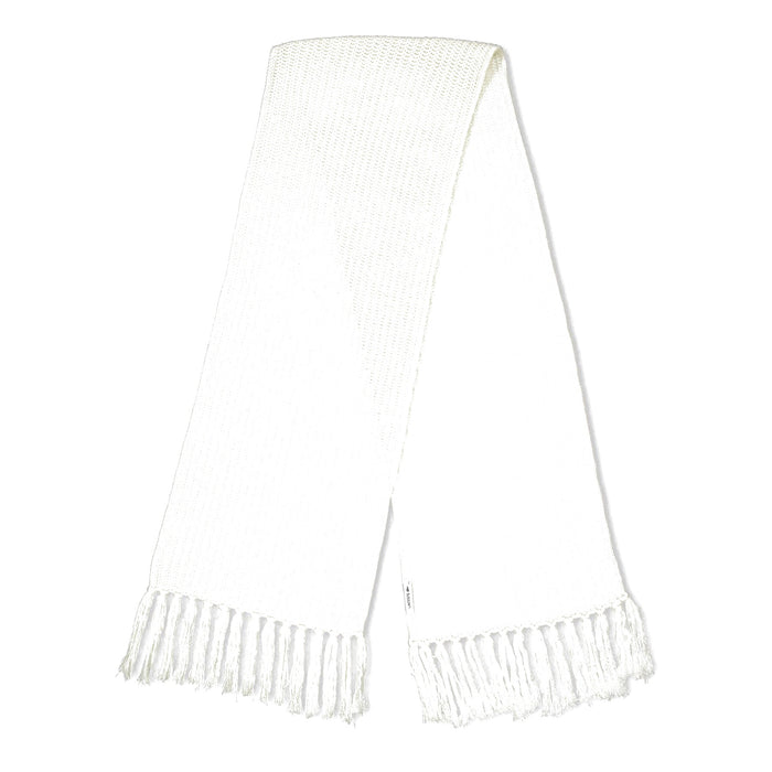 Lacoste Ribbed Knit Scarf