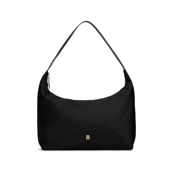 Tommy Hilfiger Go Crescent Shape Hobo Bag with Gold Tone Hardware