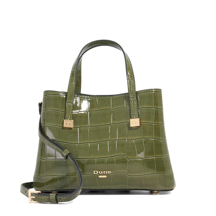 Dune London Dominantly Marble Patterned Tote with Gold Tone Hardware