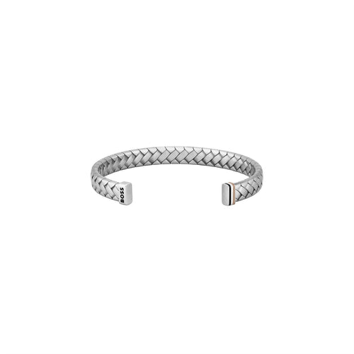 Boss Gents Herringbone Design Bracelet From Tailored Collection