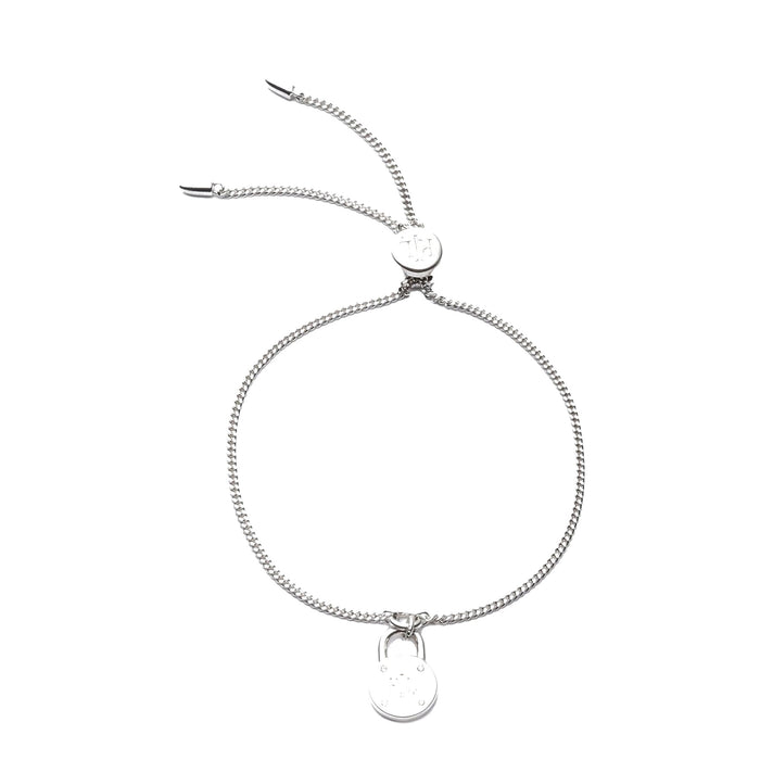 Ralph Lauren Sterling Silver Padlock Bracelet