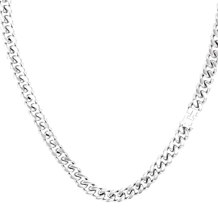 Tommy Hilfiger Hilfiger Men’s Th85 Stainless Steel Curb Chain Necklace