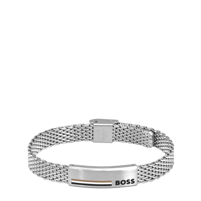 Boss Alen Mesh Magnetic Closure Chain Bracelet