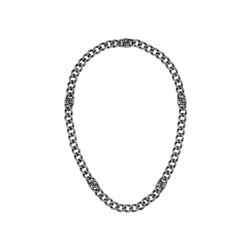 Boss Double B Absolute 10mm Antique Finish Magnetic Chain Bracelet