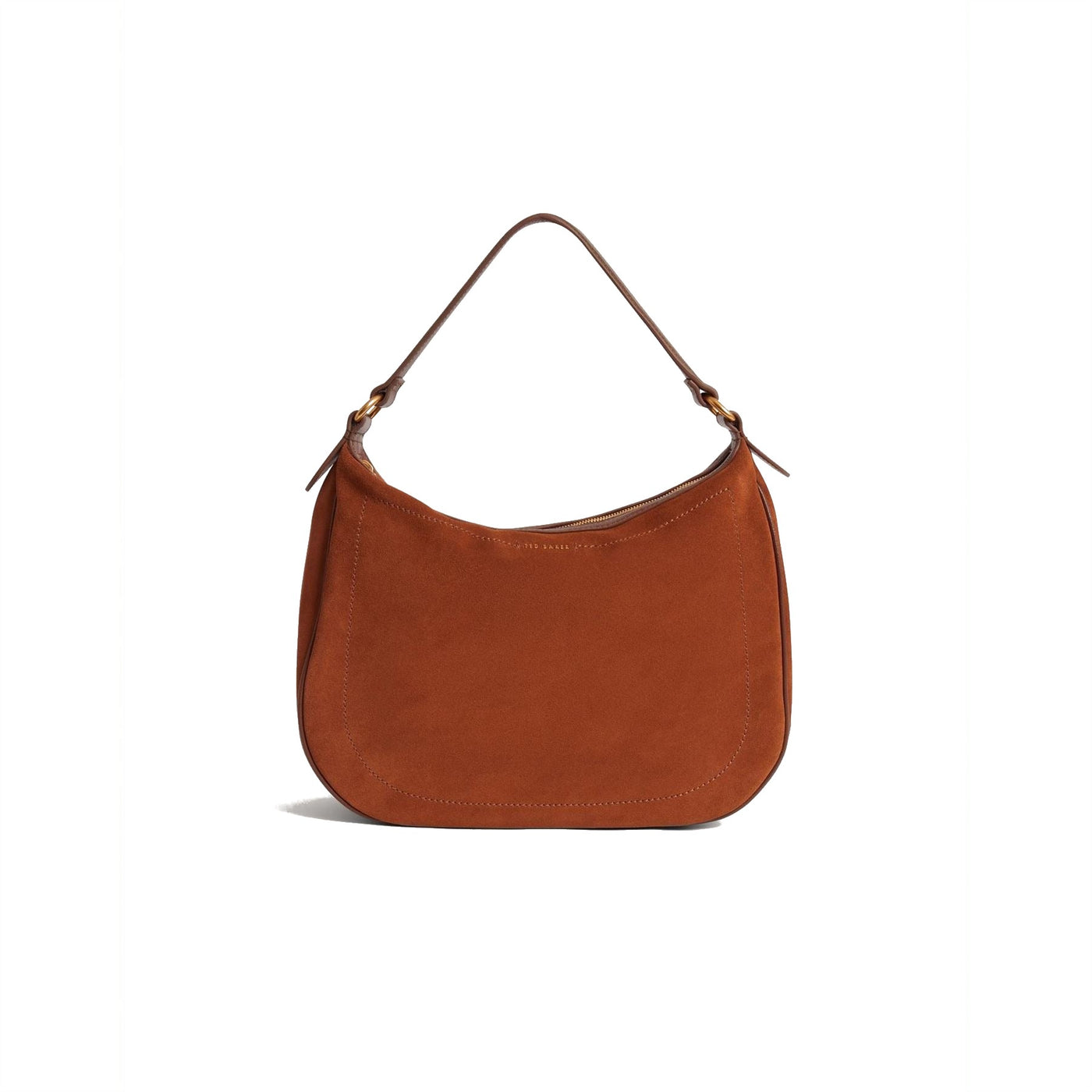 Ted Baker Crescent Shape Hobo Bag with Stitched Detail