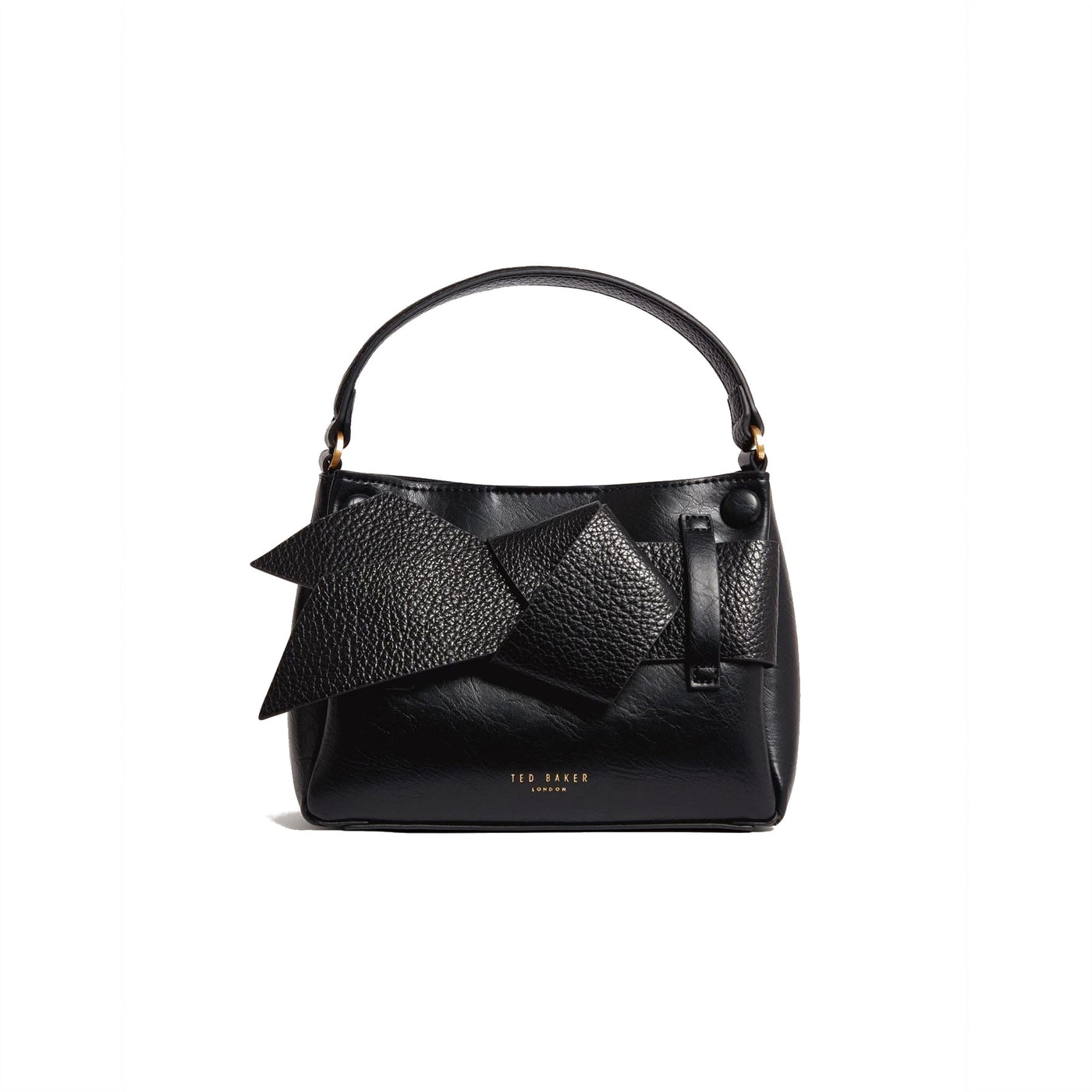Ted Baker Rectangle Shape Grab Bag with Bow and Gold Tone Hardware