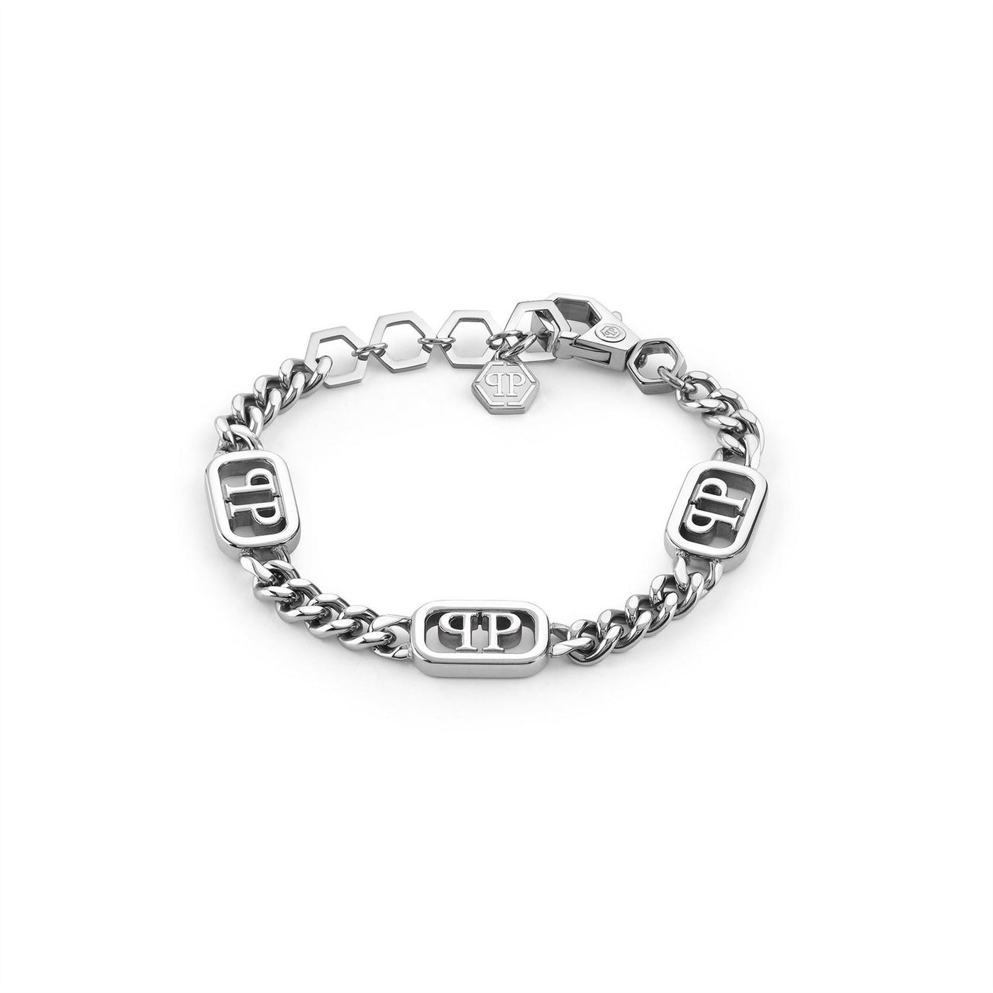 Philipp Plein Plein Lettering Chain Bracelet