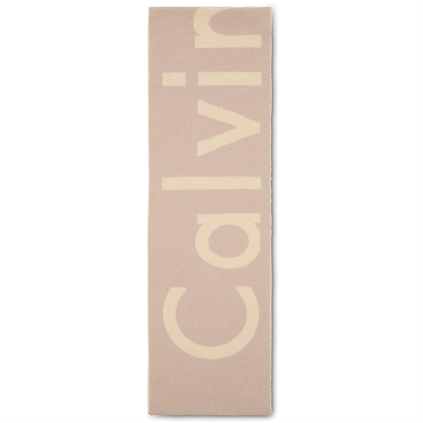 Calvin Klein Oblong Logo Print Scarf with Logo