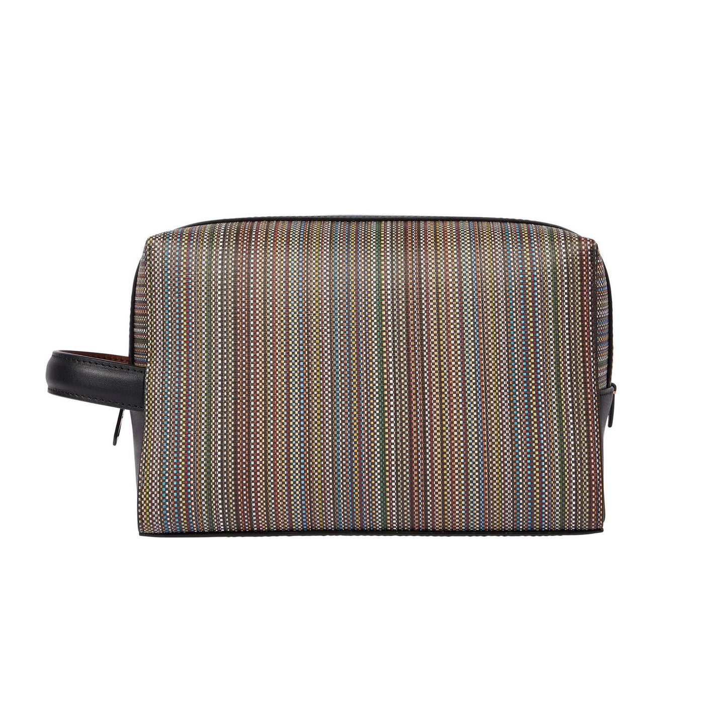 Paul Smith Vertical Stripe Wash Bag with Mesh Pocket