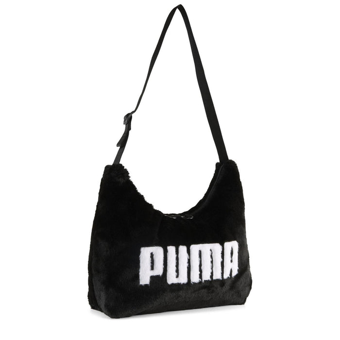 Puma Up Faux Fur Slouchy Hobo Bag