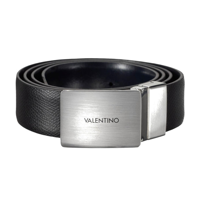 Valentino Litech Plaque Leather Belt