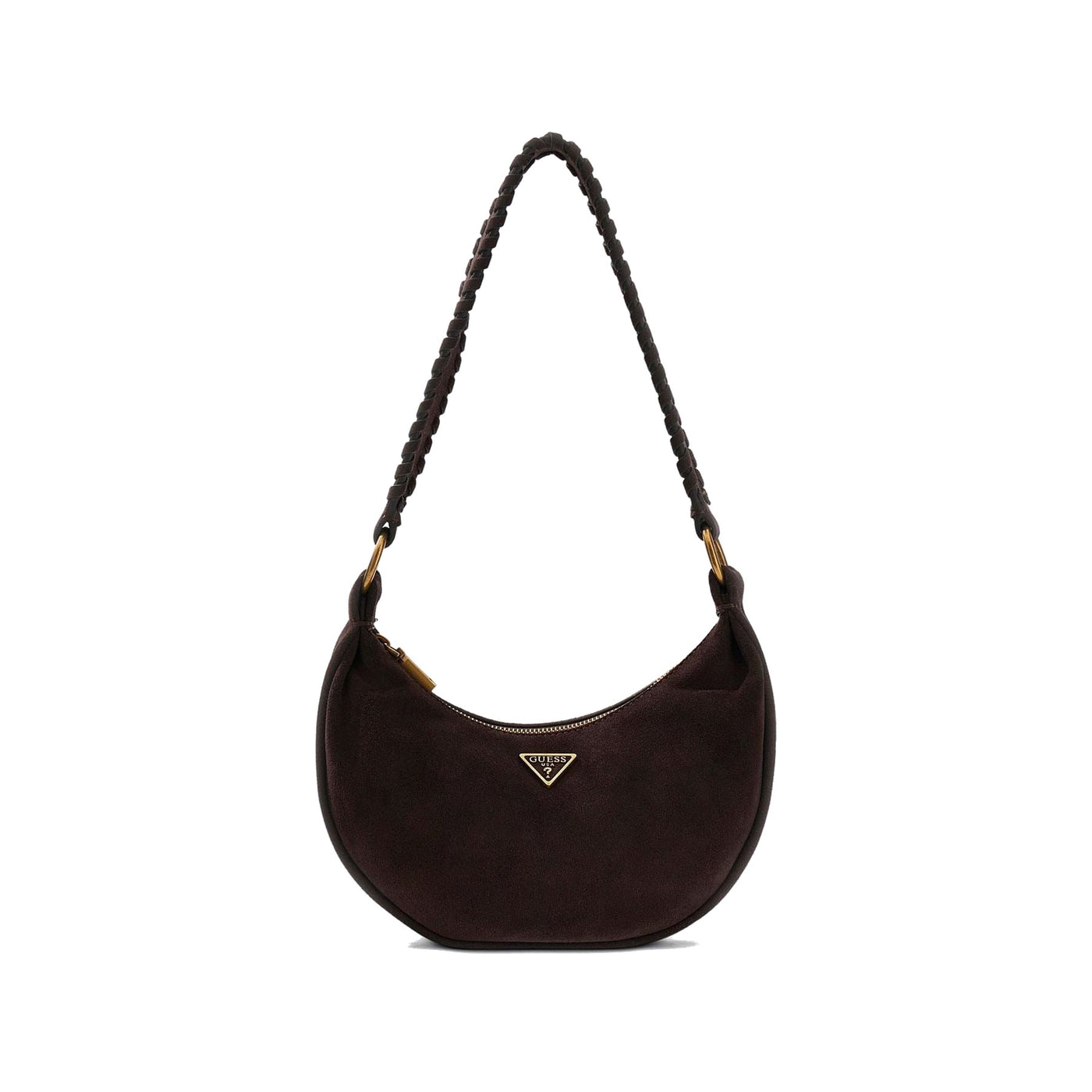 Guess Amita Crescent Shape Hobo Bag with Gold Tone Hardware