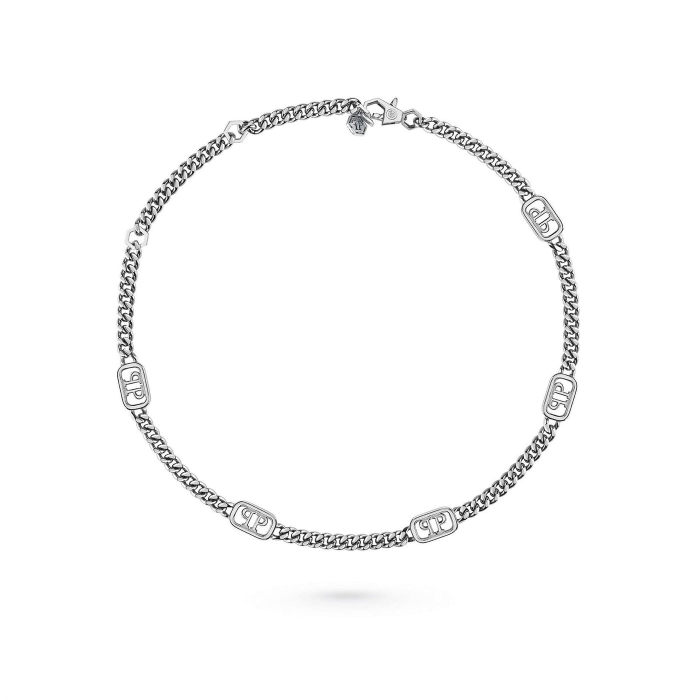 Philipp Plein Plein Lettering Chain Necklace