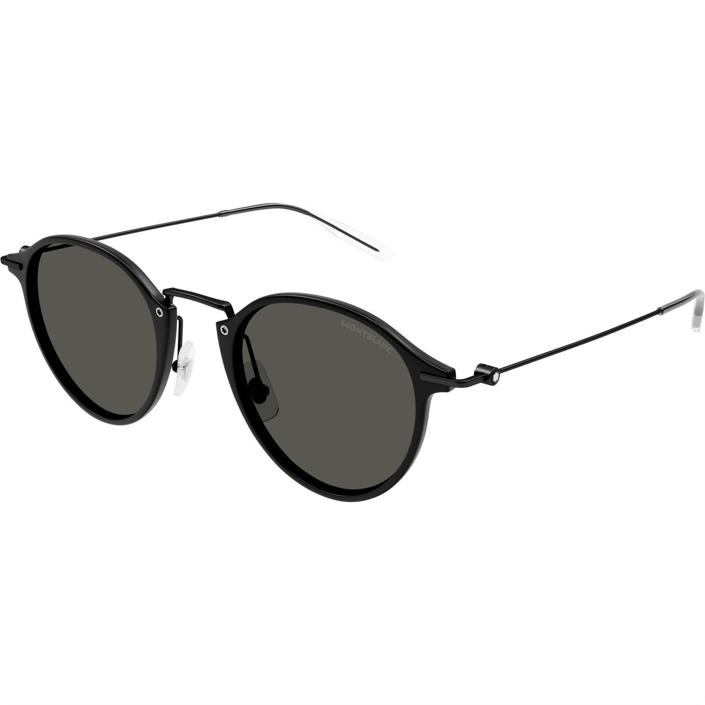 Montblanc 005 Round Double Bridge Full Rim Sunglasses