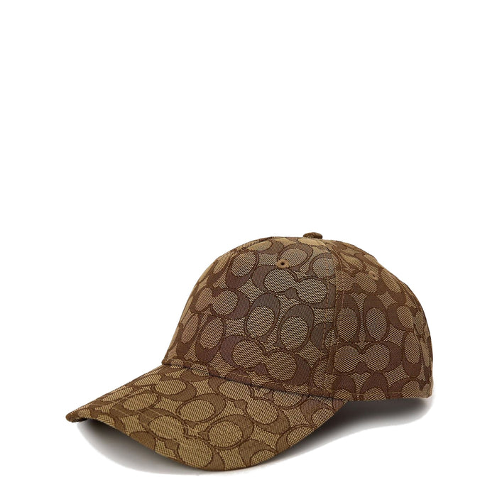 Coach Signature C Cotton Jacquard Baseball Cap