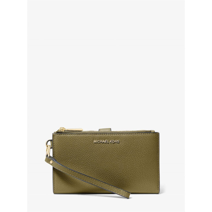 MICHAEL Michael Kors Double Zip Wristlet Wallet On Chain