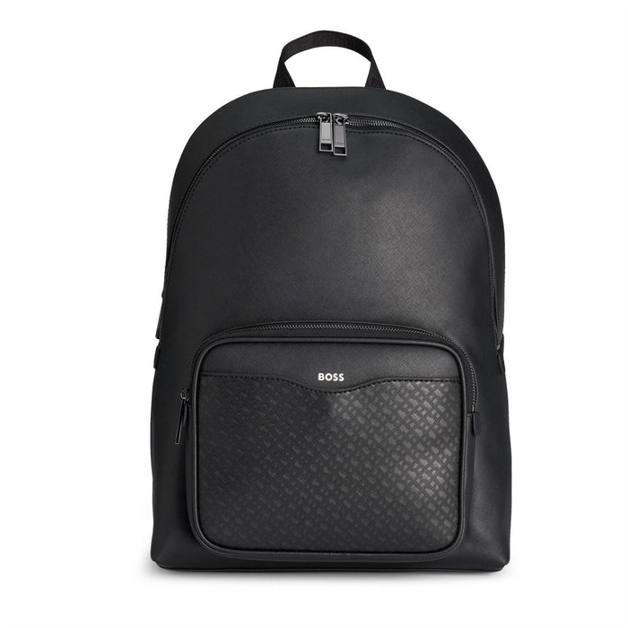 Boss Monogram Laptop Backpack with Logo