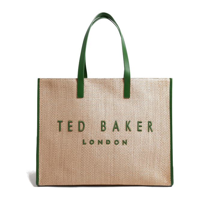 Ted Baker Baker Raffia Large Icon Bag