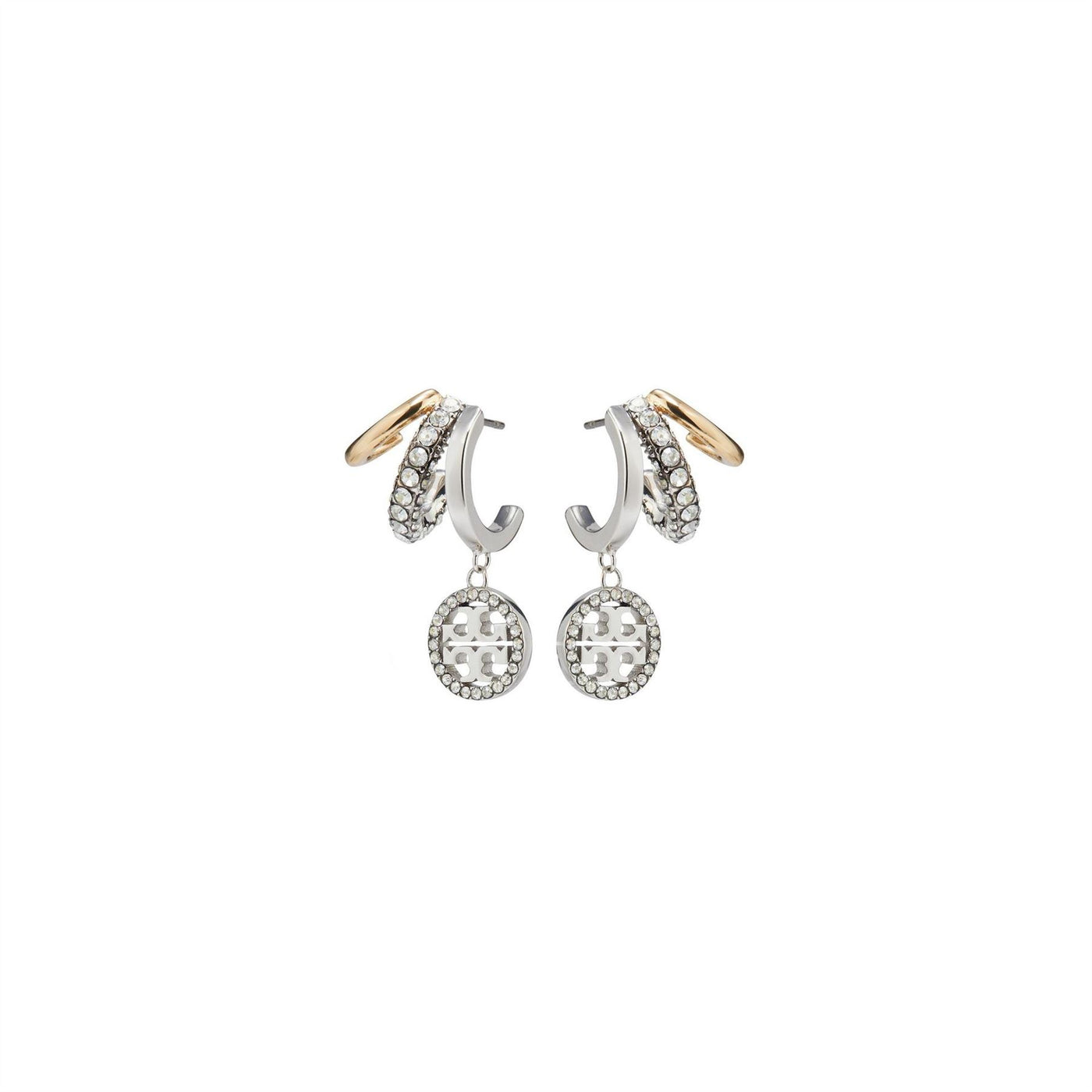 Tory Burch Miller Pave Drop Earrings