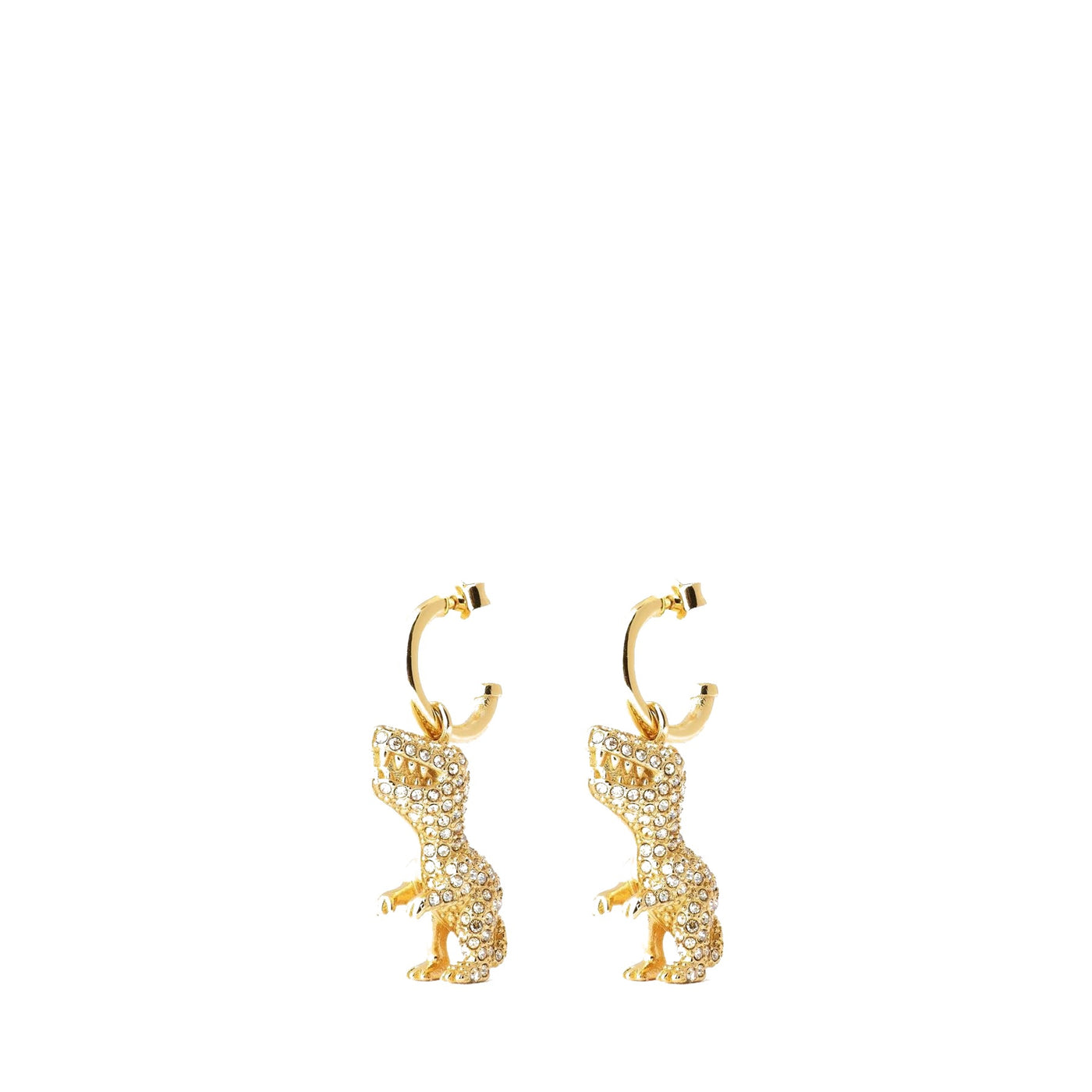 Coach Rhinestone Crystal Charm Earrings