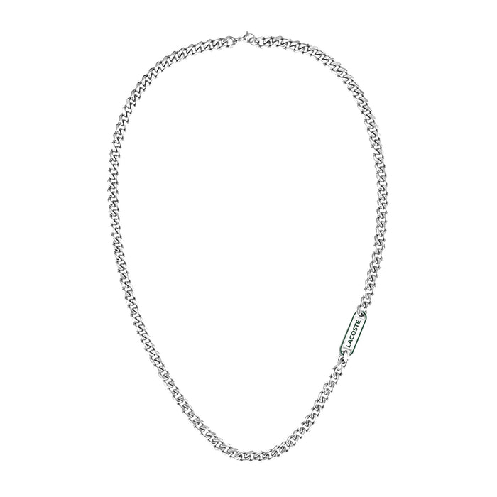 Lacoste Jewellery Mens District Stainless Steel Chain Necklace