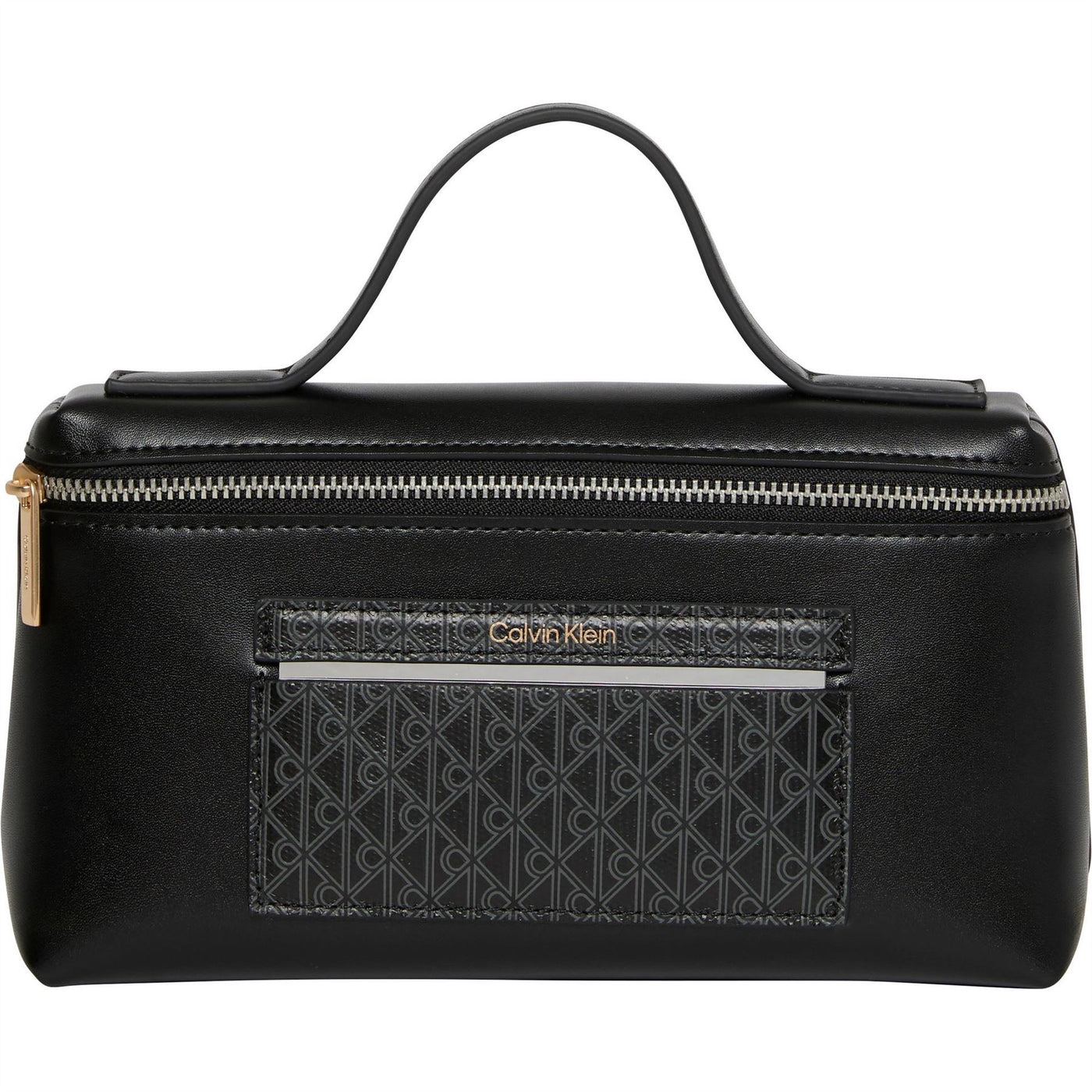 Calvin Klein Rectangle Wash Bag with Gold Tone Hardware