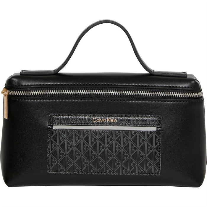 Calvin Klein Rectangle Wash Bag with Gold Tone Hardware