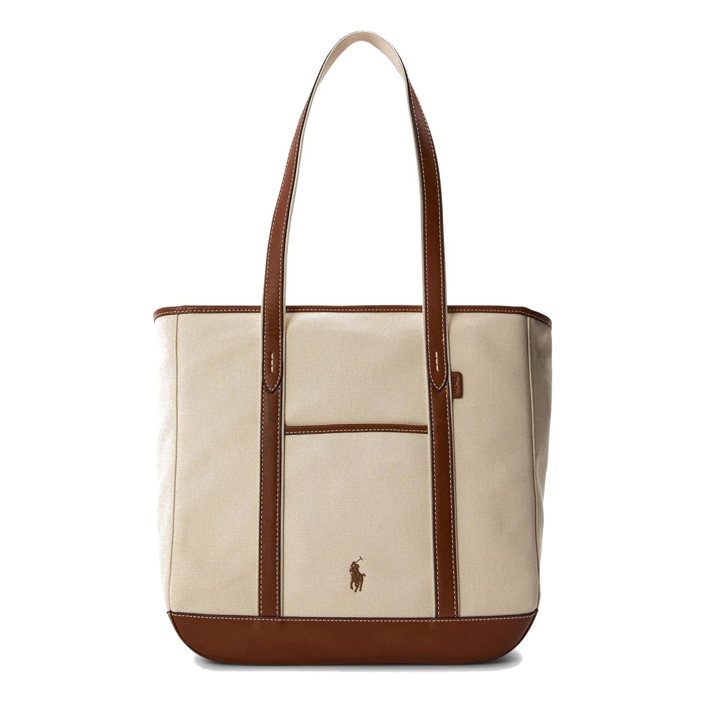 Polo Ralph Lauren Rectangle Shape Tote with Embroidered Logo