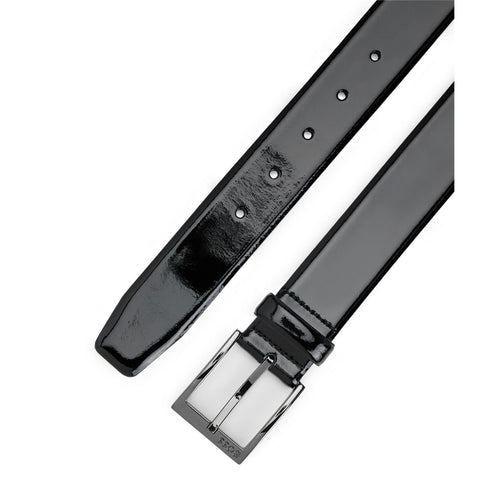 Boss Leather Pin Buckle Logo Belt
