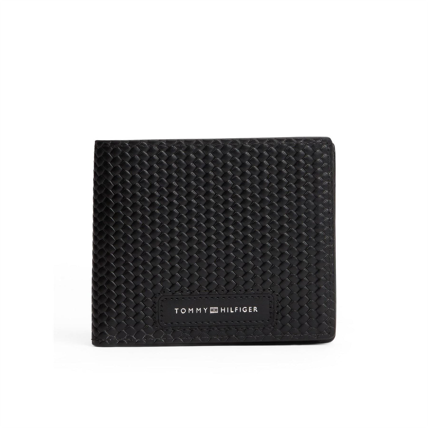 Tommy Hilfiger Woven Texture Billfold Wallet With Coin Pocket