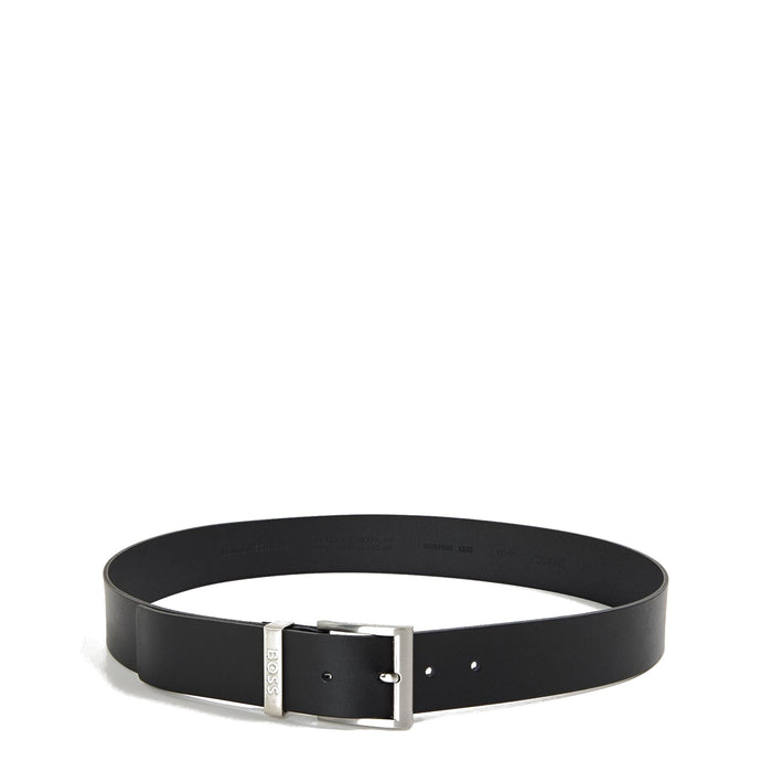 Boss Leather Belt With Smooth Buckle (bud)